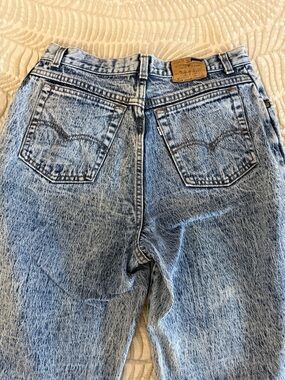Vintage Levi's light blue denim jeans with red tag